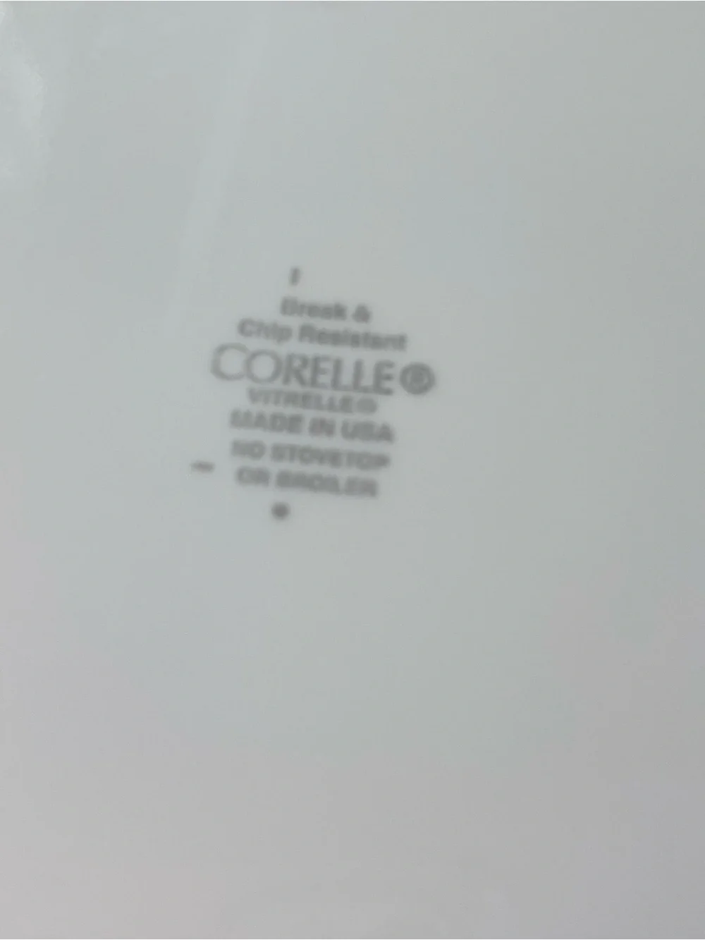 Corelle Sincerely Yours Postage Stamp 8.5”Salad Plates  - Set of 4